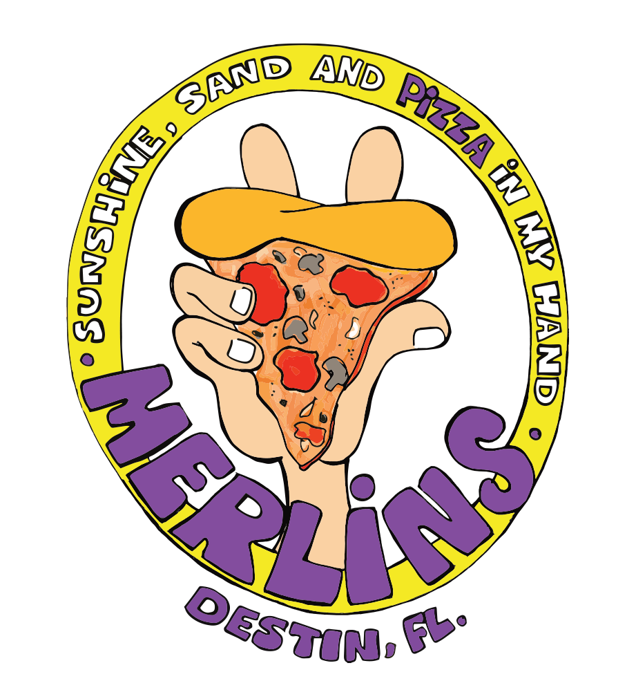 Merlins Pizza logo