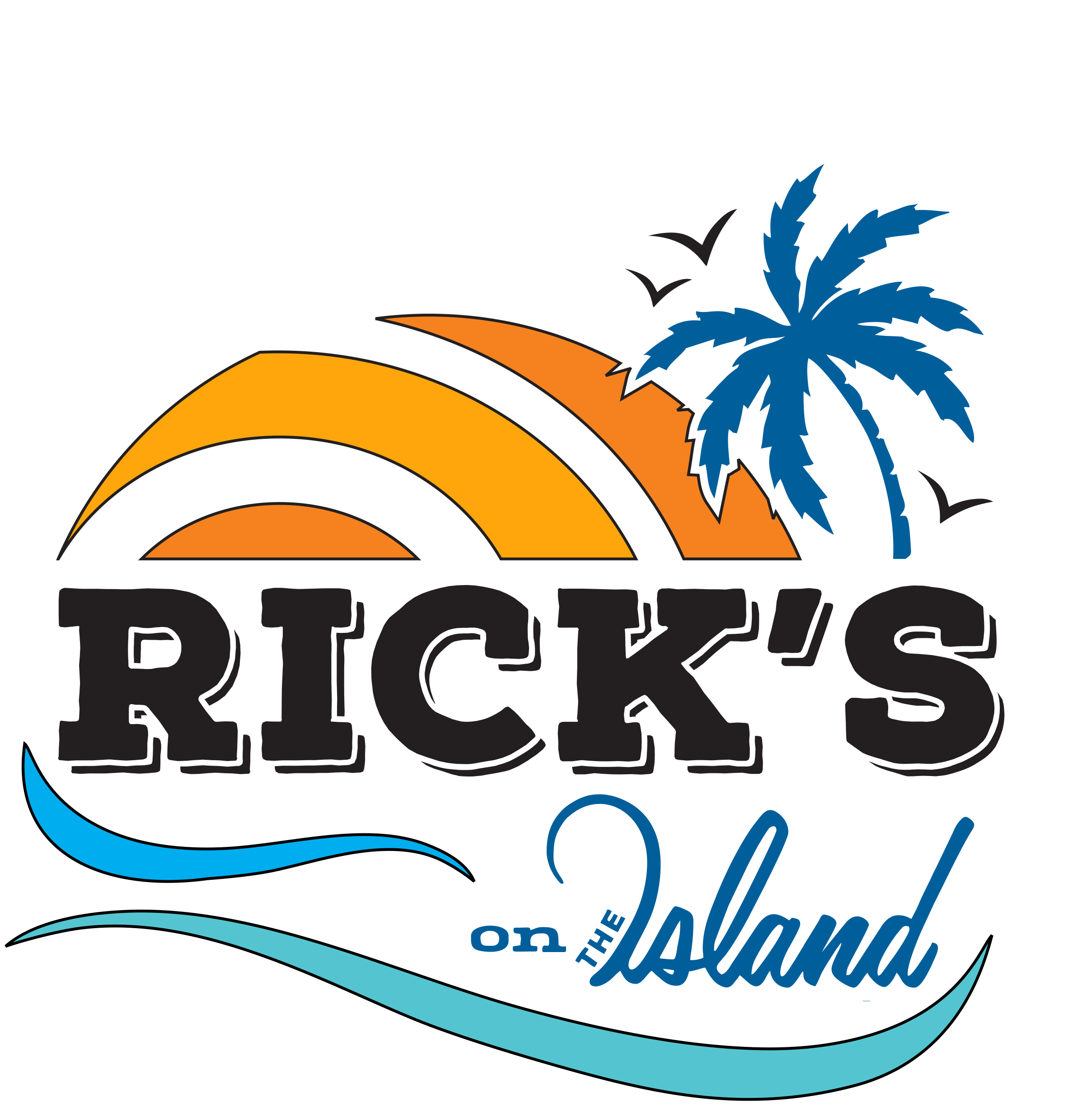 Rick’s On The Island logo